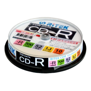 RiTEK データ用CD-R 700MB 10枚パック