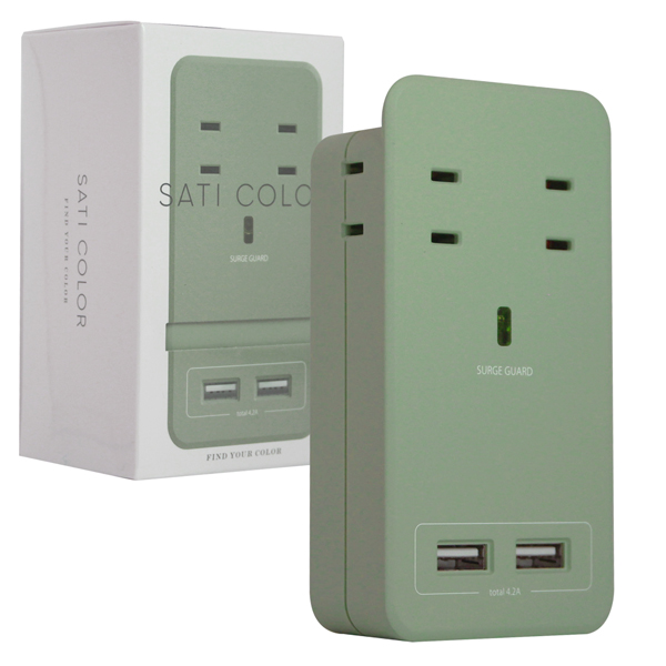 Fargo SATI COLOR AC4個 USB ライトグリーン