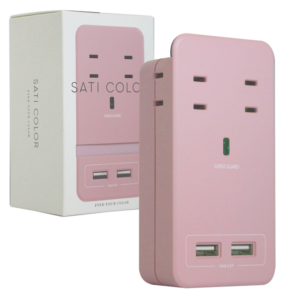 Fargo SATI COLOR AC4個 USB ピンク