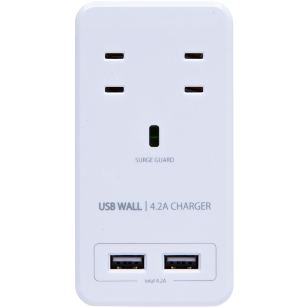 Fargo SATI COLOR AC4個 4.2A USB ホワイト