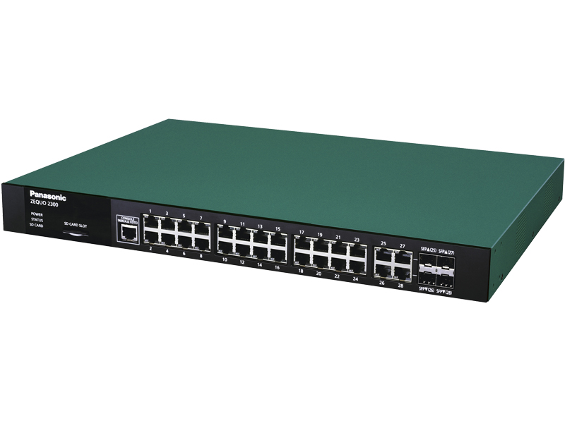 28ポート レイヤ2スイッチングハブ ZEQUO 2300