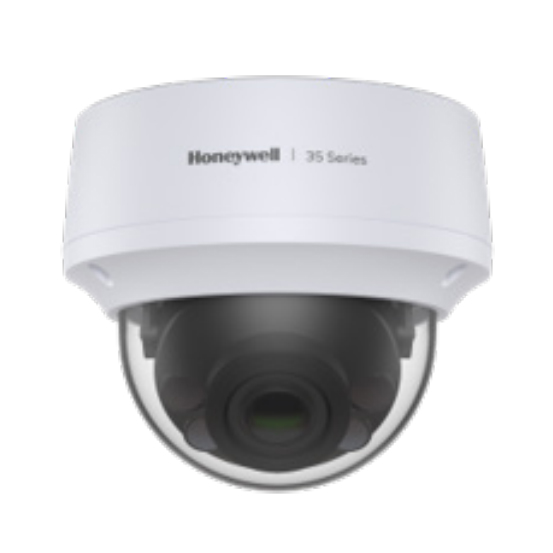 屋外対応バリフォーカルレンズ搭載ドーム型ネットワークカメラ 3MP、IR搭載、PoE、2.7-13.5mm