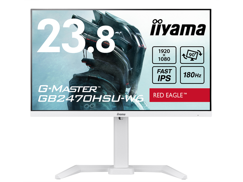 液晶ディスプレイ 23.8型/1920×1080/HDMI、DisplayPort/ホワイト/スピーカー：あり/IPS方式