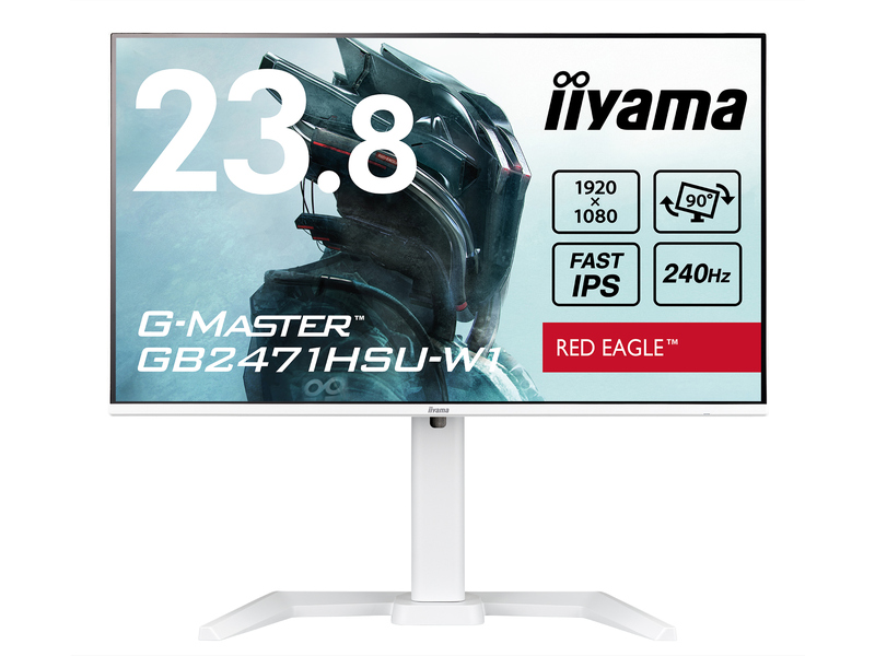 液晶ディスプレイ 23.8型/1920×1080/HDMI、DisplayPort/ホワイト/スピーカーあり/IPS方式/昇降/回転/角度調整/3年保証
