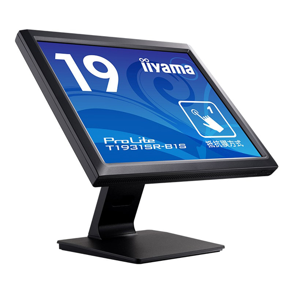 タッチパネル液晶ディスプレイ 19型 / 1280x1024 / D-sub、HDMI、DisplayPort / ブラック / スピーカー：あり / SXGA / IPS / 防塵防滴 / 抵抗膜