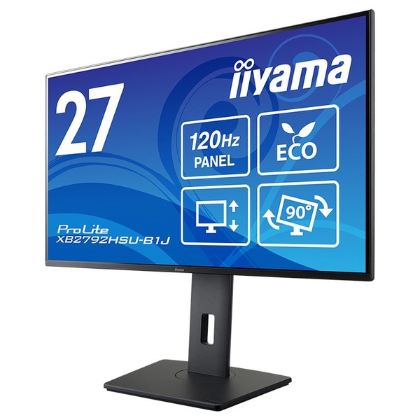 液晶ディスプレイ 27型/1920×1080/HDMI、DisplayPort/ブラック/スピーカーあり/IPS方式パネル/昇降/スウィーベル/ピボット/チルト/3年保証