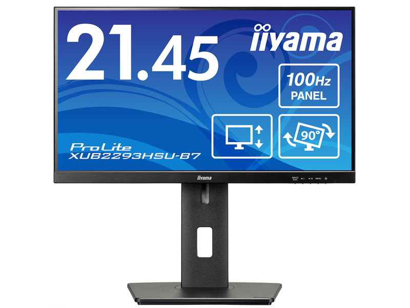 液晶ディスプレイ 21.45型/1920×1080/HDMI、DisplayPort/ブラック/スピーカーあり/IPS方式/昇降/回転/角度調整/3年保証