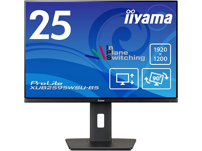 液晶ディスプレイ 25型/1920×1200/D-sub、HDMI、DisplayPort/ブラック/スピーカー：あり/IPSパネル/昇降/回転