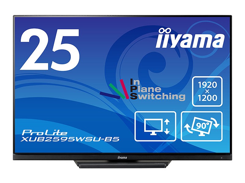 液晶ディスプレイ 25型/1920×1200/D-sub、HDMI、DisplayPort/ブラック/スピーカー:あり/IPSパネル/昇降/回転