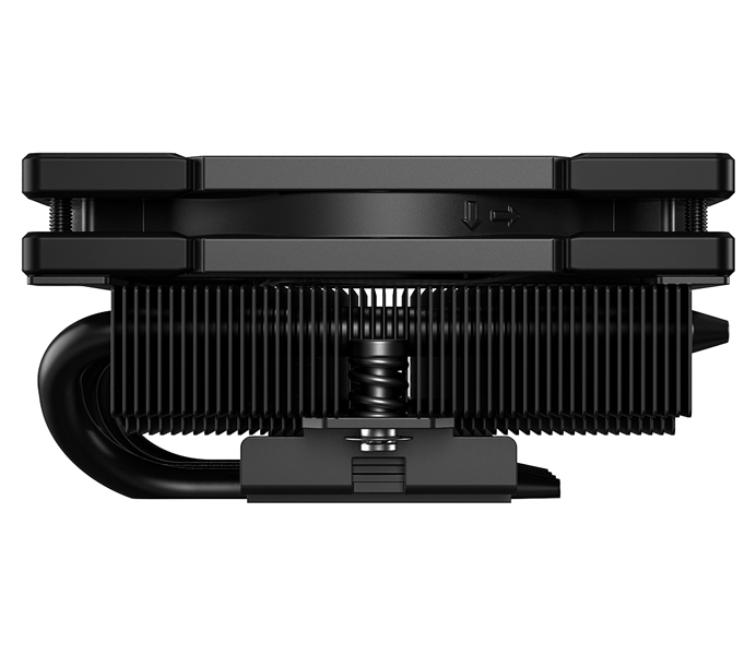 高さ47mm スリムパソコン向け CPUクーラー 6mm ヒートパイプ4本搭載