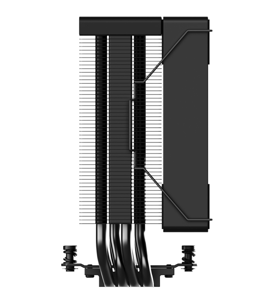 4ヒートパイプ デュアルファンモード対応 CPUクーラー （シングルファン対応）