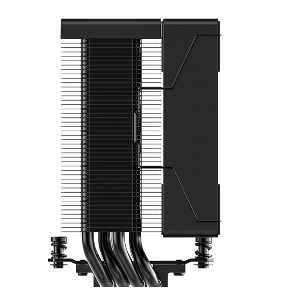 4ヒートパイプ デュアルファンモード対応 CPUクーラー (シングルファン対応)