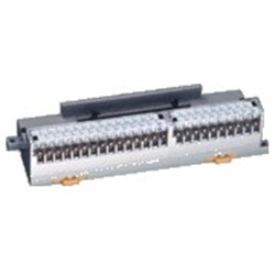 50点スモールタップDINレール用端子台(50ピンフラットコネクタ用)