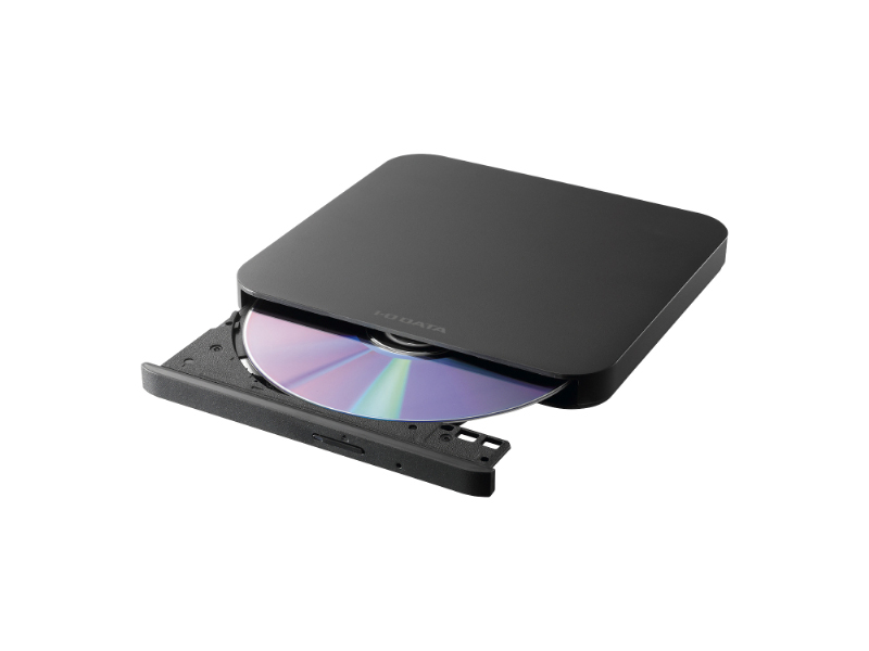 保存ソフト付きポータブルDVDドライブ ブラック