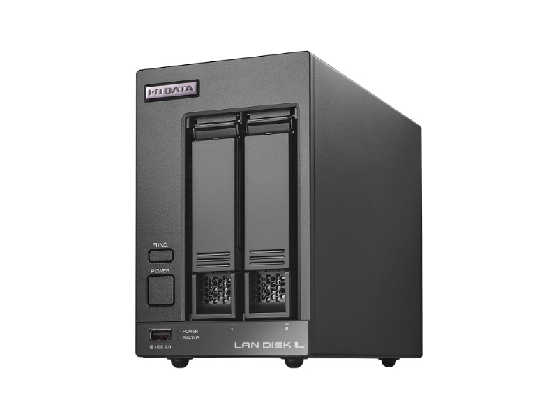 法人向け2ドライブNAS（ネットワークHDD） 5年保証 8TB