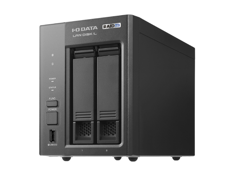 法人向け2ドライブNAS（ネットワークHDD） 8TB