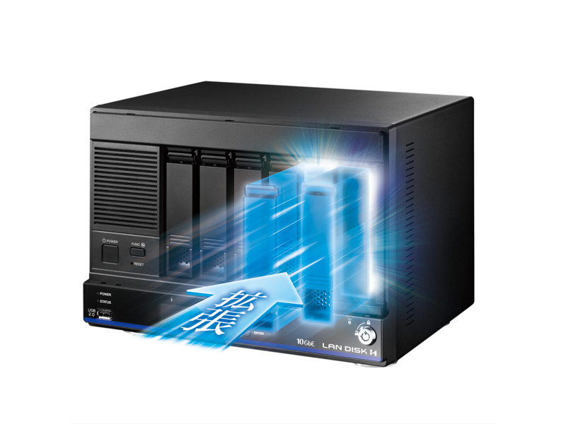 法人向け4ドライブNAS（ネットワークHDD） 5年保証 4TB