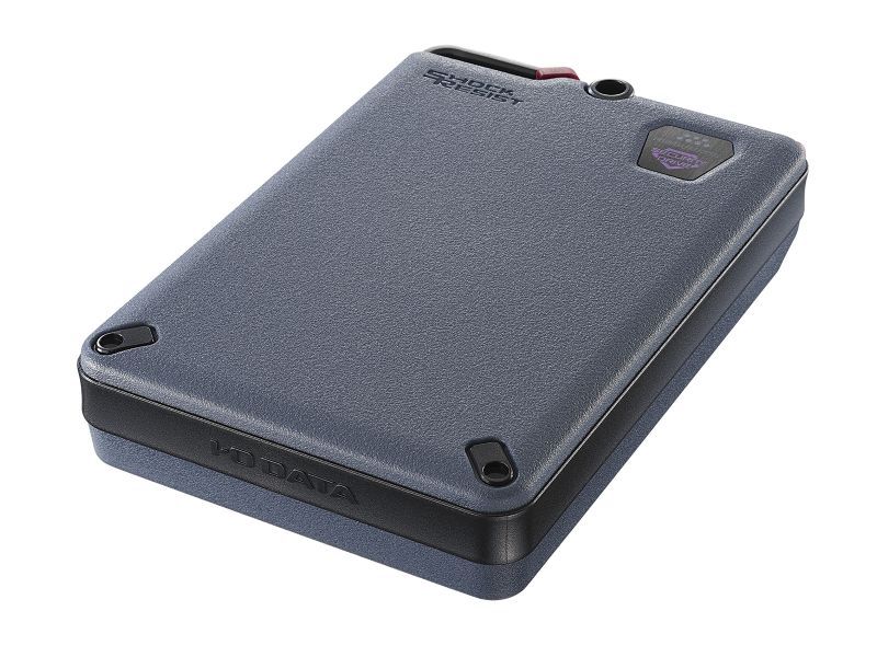 USB 5Gbps（USB3.2 Gen1）対応 ハードウェア自動暗号化＆耐衝撃ポータブルHDD 4TB