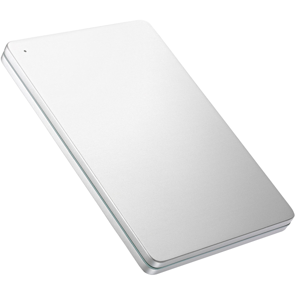 USB3.0/2.0対応ポータブルハードディスク「カクうす」 2TB Silver×Green