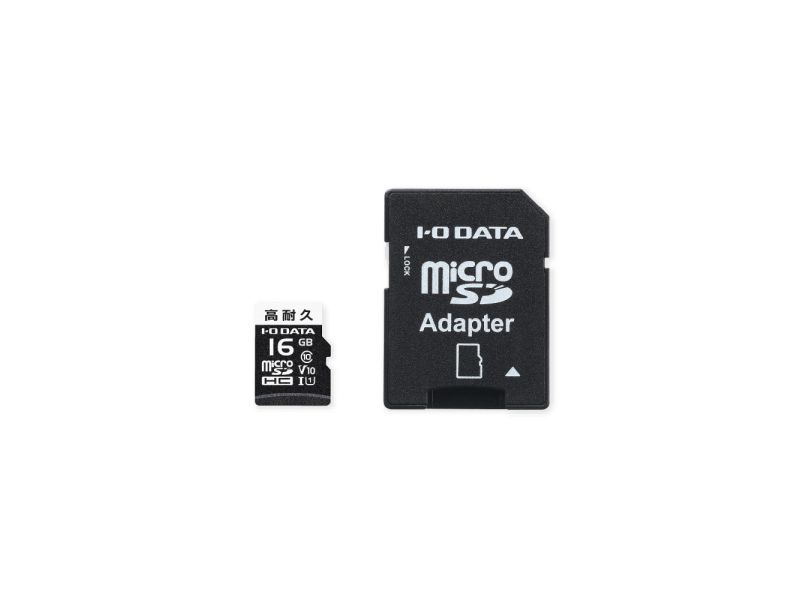 高耐久 Class 10対応 microSDHCカード 16GB