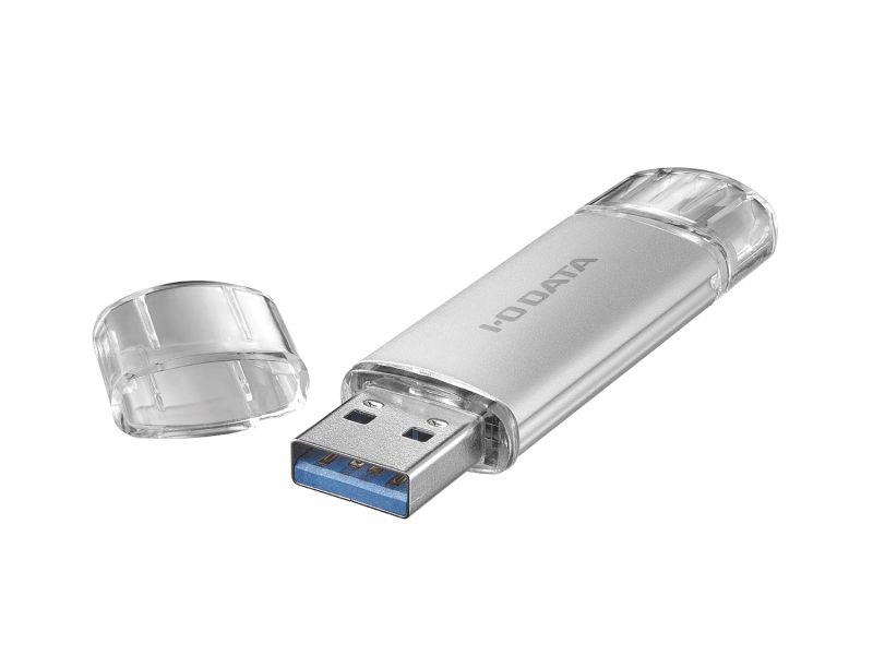 USB-A＆USB-C搭載USBメモリー（USB3.2 Gen1） 16GB シルバー