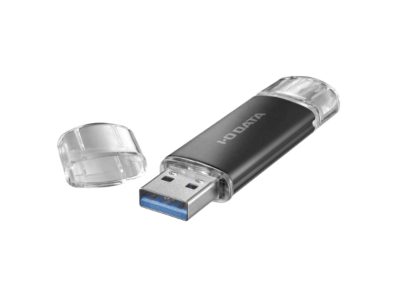 USB 5Gbps対応 USB-A＆USB-C搭載USBメモリー 256GB ブラック