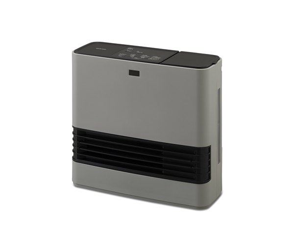 大風量加湿セラミックファンヒーター グレー