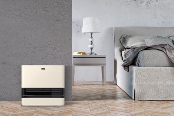 大風量加湿セラミックファンヒーター ホワイト