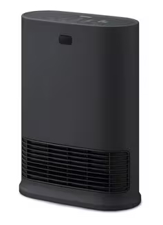 大風量セラミックファンヒーター Wセンサー付 ブラック