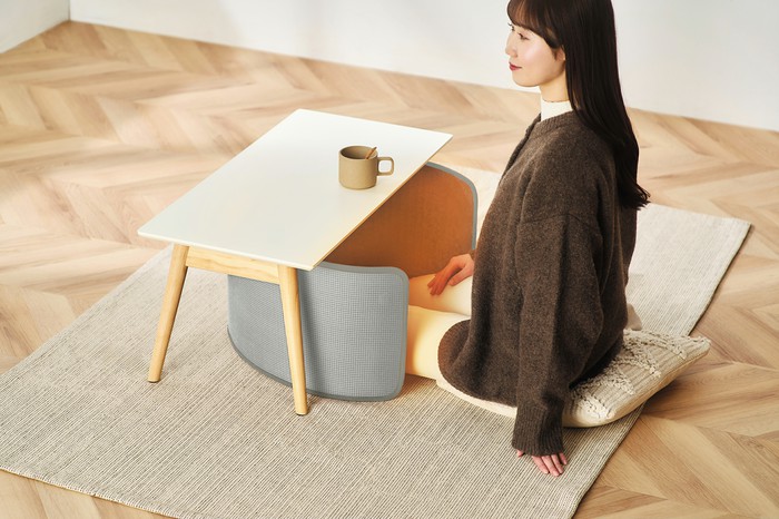 ぐるポカ パネルヒーター ライトグレー