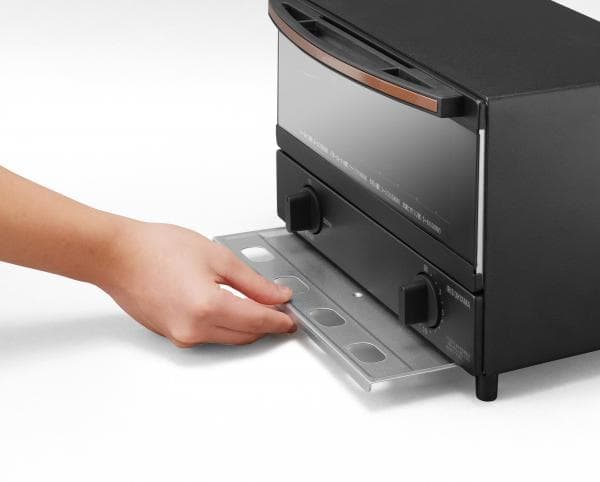 スチームオーブントースター 2枚焼き ブラック