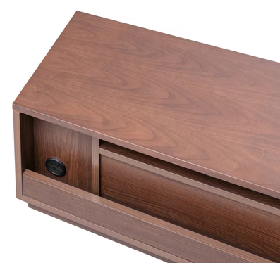 ボックステレビ台 アッパータイプ ガラス扉付 145サイズ ウォールナット