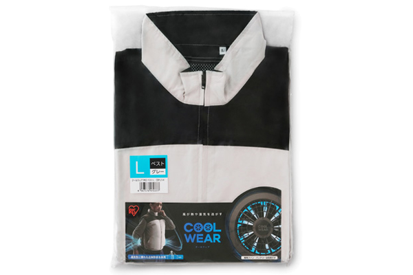 クールウェアPRO ベストL グレー