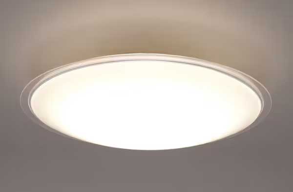 LEDシーリングライト 14畳調光 クリアフレーム