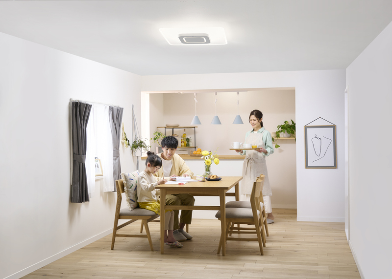 LEDシーリングライト パネルライトスクエア 12畳