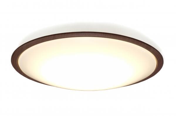 LEDシーリングライト 5.11 音声操作 ウッドフレーム12畳調色 ウォールナット