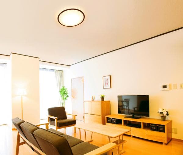 LEDシーリングライト 5.11 音声操作 ウッドフレーム12畳調色 ウォールナット