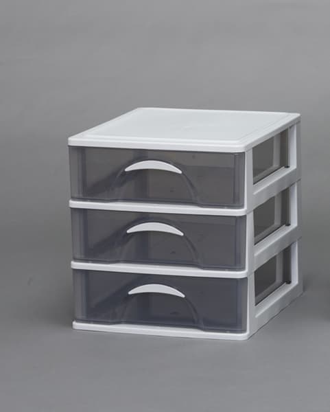 デスクチェスト(ライトグレー)