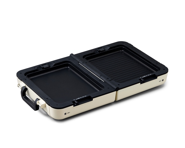 両面ホットプレートワイド アイボリー