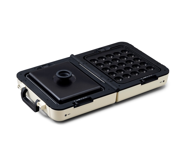 両面ホットプレートワイド アイボリー