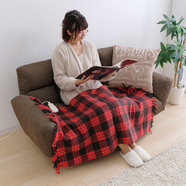 電気毛布 ひざ掛け 80×120cm