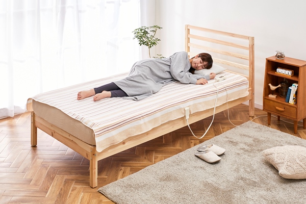 電気かけしき毛布 ブラウン