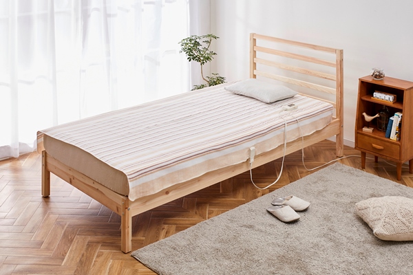 電気かけしき毛布 ブラウン