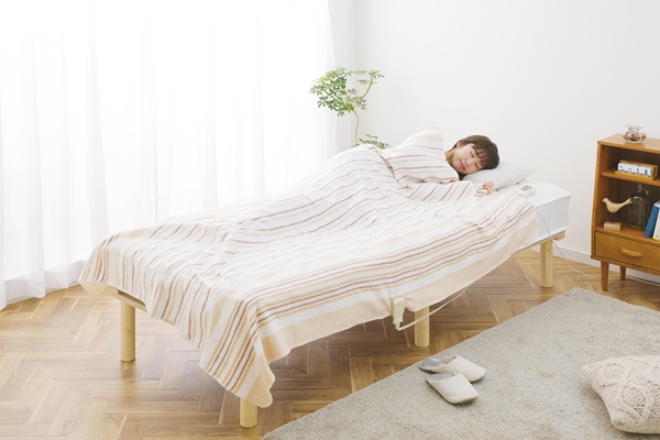電気かけしき毛布 ブラウン