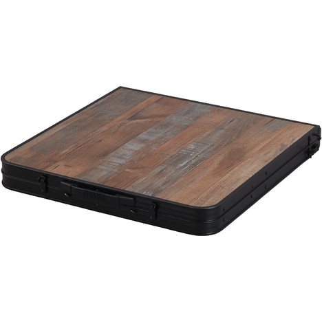 フォールディングテーブル ブラウン