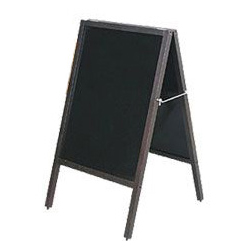 両面ブラックボード(ダークブラウン)