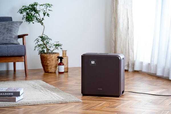 気化ハイブリッド式加湿器 700ml ブラウン