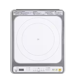 1口ビルトインIH （200V) ホワイト