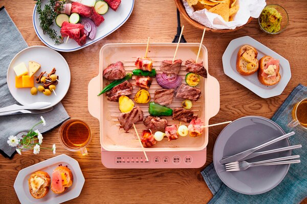 IH専用焼肉プレート ピンク