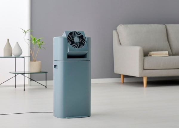 サーキュレーター衣類乾燥除湿機 5.8L ブルーグレー